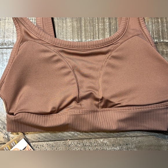 "New with Tags XS Brown Avia Padded Sports Bra -for Your Active Lifestyle" - Picture 8 of 9